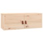 vidaXL Armarios de pared 2 uds madera maciza de pino 80x30x30 cm vidaXL Armarios de pared 2 uds madera maciza de pino 80x30x30 cm