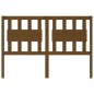 vidaXL Cabecero de cama madera maciza pino marrón miel 125,5x4x100 cm vidaXL Cabecero de cama madera maciza pino marrón miel 125,5x4x100 cm