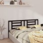 vidaXL Cabecero de cama madera maciza de pino negro 186x4x100 cm vidaXL Cabecero de cama madera maciza de pino negro 186x4x100 cm
