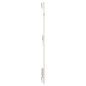 vidaXL Cabecero de cama de pared madera maciza pino blanco 185x3x90 cm