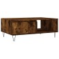 vidaXL Mesa de centro madera de ingeniería roble ahumado 90x60x35 cm vidaXL Mesa de centro madera de ingeniería roble ahumado 90x60x35 cm