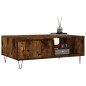 vidaXL Mesa de centro madera de ingeniería roble ahumado 90x60x35 cm vidaXL Mesa de centro madera de ingeniería roble ahumado 90x60x35 cm