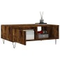 vidaXL Mesa de centro madera de ingeniería roble ahumado 90x60x35 cm vidaXL Mesa de centro madera de ingeniería roble ahumado 90x60x35 cm