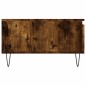 vidaXL Mesa de centro madera de ingeniería roble ahumado 90x60x35 cm vidaXL Mesa de centro madera de ingeniería roble ahumado 90x60x35 cm