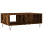 vidaXL Mesa de centro madera de ingeniería roble ahumado 90x60x35 cm vidaXL Mesa de centro madera de ingeniería roble ahumado 90x60x35 cm