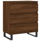 vidaXL Aparador madera contrachapada marrón roble 60x35x70 cm vidaXL Aparador madera contrachapada marrón roble 60x35x70 cm