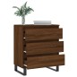 vidaXL Aparador madera contrachapada marrón roble 60x35x70 cm vidaXL Aparador madera contrachapada marrón roble 60x35x70 cm