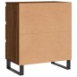 vidaXL Aparador madera contrachapada marrón roble 60x35x70 cm vidaXL Aparador madera contrachapada marrón roble 60x35x70 cm