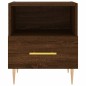 vidaXL Mesita noche 2 uds madera ingeniería marrón roble 40x35x47,5 cm vidaXL Mesita noche 2 uds madera ingeniería marrón roble 40x35x47,5 cm