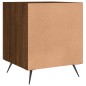 vidaXL Mesitas noche 2 uds madera ingeniería marrón roble 40x40x50 cm vidaXL Mesitas noche 2 uds madera ingeniería marrón roble 40x40x50 cm