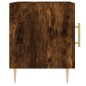 vidaXL Mesitas noche 2 uds madera ingeniería roble ahumado 40x40x50 cm vidaXL Mesitas noche 2 uds madera ingeniería roble ahumado 40x40x50 cm