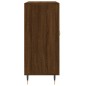 vidaXL Aparador de madera de ingeniería marrón roble 90x34x80 cm vidaXL Aparador de madera de ingeniería marrón roble 90x34x80 cm