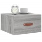 vidaXL Mesitas de noche de pared 2 uds color gris Sonoma 35x35x20 cm vidaXL Mesitas de noche de pared 2 uds color gris Sonoma 35x35x20 cm