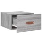 vidaXL Mesitas de noche de pared 2 uds color gris Sonoma 35x35x20 cm vidaXL Mesitas de noche de pared 2 uds color gris Sonoma 35x35x20 cm
