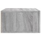 vidaXL Mesitas de noche de pared 2 uds color gris Sonoma 35x35x20 cm vidaXL Mesitas de noche de pared 2 uds color gris Sonoma 35x35x20 cm