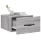 vidaXL Mesitas de noche de pared 2 uds color gris Sonoma 35x35x20 cm vidaXL Mesitas de noche de pared 2 uds color gris Sonoma 35x35x20 cm