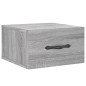 vidaXL Mesitas de noche de pared 2 uds color gris Sonoma 35x35x20 cm vidaXL Mesitas de noche de pared 2 uds color gris Sonoma 35x35x20 cm