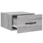 vidaXL Mesitas de noche de pared 2 uds color gris Sonoma 35x35x20 cm vidaXL Mesitas de noche de pared 2 uds color gris Sonoma 35x35x20 cm