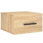vidaXL Mesita de noche de pared color roble Sonoma 35x35x20 cm vidaXL Mesita de noche de pared color roble Sonoma 35x35x20 cm