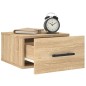 vidaXL Mesita de noche de pared color roble Sonoma 35x35x20 cm vidaXL Mesita de noche de pared color roble Sonoma 35x35x20 cm