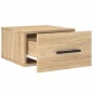 vidaXL Mesita de noche de pared color roble Sonoma 35x35x20 cm vidaXL Mesita de noche de pared color roble Sonoma 35x35x20 cm