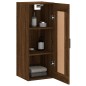 vidaXL Armario de pared madera ingeniería marrón roble 34,5x34x90 cm vidaXL Armario de pared madera ingeniería marrón roble 34,5x34x90 cm