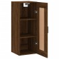 vidaXL Armario de pared madera ingeniería marrón roble 34,5x34x90 cm vidaXL Armario de pared madera ingeniería marrón roble 34,5x34x90 cm