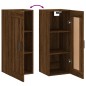 vidaXL Armario de pared madera ingeniería marrón roble 34,5x34x90 cm vidaXL Armario de pared madera ingeniería marrón roble 34,5x34x90 cm