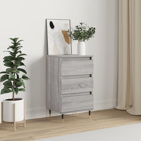 vidaXL Aparador madera de ingeniería gris Sonoma 40x35x70 cm