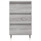vidaXL Aparador madera de ingeniería gris Sonoma 40x35x70 cm