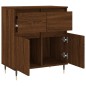 vidaXL Aparador madera contrachapada marrón roble 60x35x70 cm vidaXL Aparador madera contrachapada marrón roble 60x35x70 cm