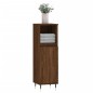 vidaXL Armario de baño madera contrachapada marrón roble 30x30x100 cm vidaXL Armario de baño madera contrachapada marrón roble 30x30x100 cm