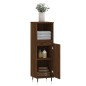 vidaXL Armario de baño madera contrachapada marrón roble 30x30x100 cm vidaXL Armario de baño madera contrachapada marrón roble 30x30x100 cm