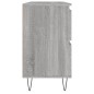 vidaXL Mueble de baño madera de ingeniería gris Sonoma 80x33x60 cm