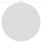 vidaXL Cubierta solar de piscina de PE flotante gris 549 cm vidaXL Cubierta solar de piscina de PE flotante gris 549 cm