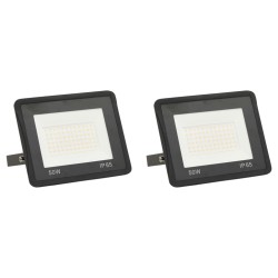 vidaXL Focos LED 50 W 2 unidades blanco frío