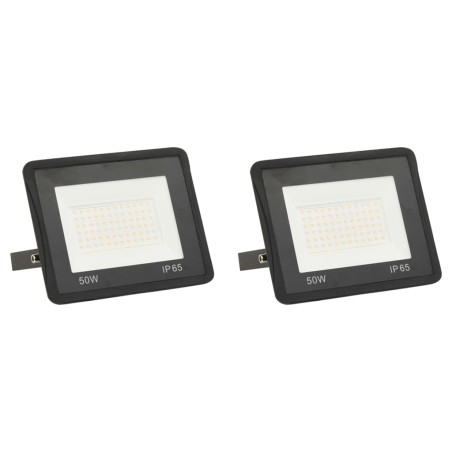 vidaXL Focos LED 50 W 2 unidades blanco frío