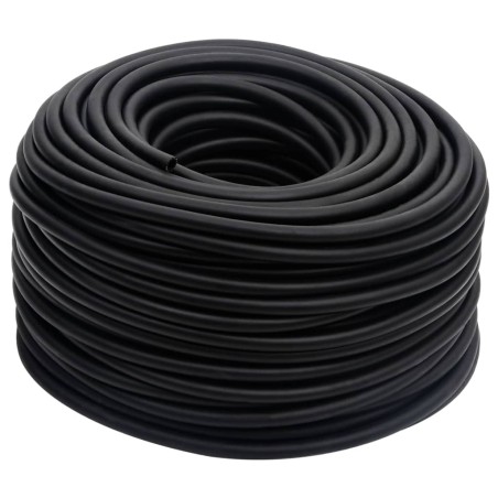 vidaXL Manguera de aire híbrida caucho y PVC negro 15 mm 50 m
