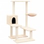 vidaXL Rascador para gatos con postes de sisal color crema 94,5 cm vidaXL Rascador para gatos con postes de sisal color crema 94,5 cm
