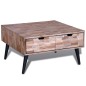 vidaXL Mesa de centro con 4 cajones de madera de teca reciclada vidaXL Mesa de centro con 4 cajones de madera de teca reciclada
