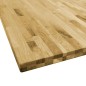 vidaXL Tablero de mesa cuadrado madera maciza de roble 44 mm 70x70 cm vidaXL Tablero de mesa cuadrado madera maciza de roble 44 mm 70x70 cm