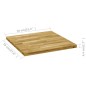 vidaXL Tablero de mesa cuadrado madera maciza de roble 44 mm 70x70 cm vidaXL Tablero de mesa cuadrado madera maciza de roble 44 mm 70x70 cm