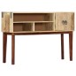 vidaXL Mesa consola de madera maciza de mango rugosa 115x30x76 cm vidaXL Mesa consola de madera maciza de mango rugosa 115x30x76 cm
