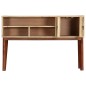 vidaXL Mesa consola de madera maciza de mango rugosa 115x30x76 cm vidaXL Mesa consola de madera maciza de mango rugosa 115x30x76 cm