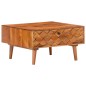 vidaXL Mesa de centro de madera maciza de acacia 68x68x38 cm vidaXL Mesa de centro de madera maciza de acacia 68x68x38 cm