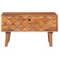 vidaXL Mesa de centro de madera maciza de acacia 68x68x38 cm vidaXL Mesa de centro de madera maciza de acacia 68x68x38 cm