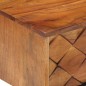 vidaXL Mesa de centro de madera maciza de acacia 68x68x38 cm vidaXL Mesa de centro de madera maciza de acacia 68x68x38 cm