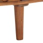 vidaXL Mesa de centro de madera maciza de acacia 68x68x38 cm vidaXL Mesa de centro de madera maciza de acacia 68x68x38 cm