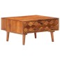 vidaXL Mesa de centro de madera maciza de acacia 68x68x38 cm vidaXL Mesa de centro de madera maciza de acacia 68x68x38 cm