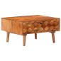 vidaXL Mesa de centro de madera maciza de acacia 68x68x38 cm vidaXL Mesa de centro de madera maciza de acacia 68x68x38 cm